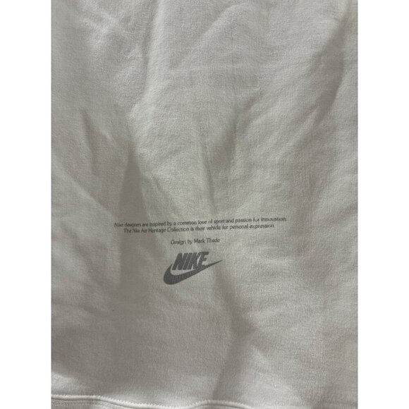 Nike Air Jacket Womens Athletic Hoodie White Size Large multicolor logo letters - Picture 9 of 9